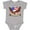 AC-Heather Grey, variant on My First Memorial Day- Bald Eagle Boys or Girls Baby Bodysuit