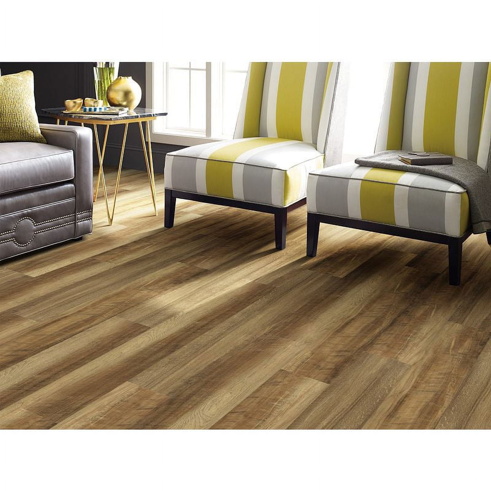Shaw Floors Laurel Ridge 7 in. x 48 in. Cider Oak, Luxury Vinyl Plank Flooring (18.68 sq. ft. / Carton) (8 Planks)
