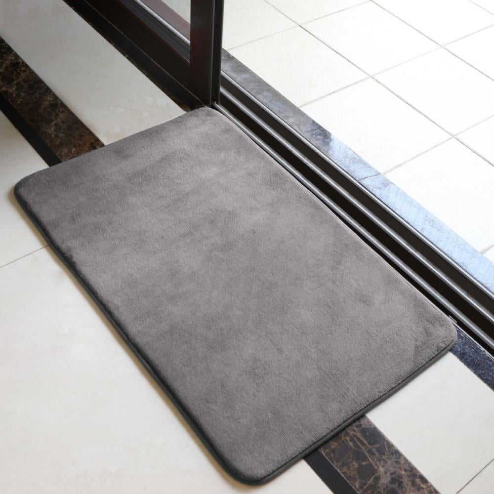 Cool Grey, 30 X 20 Style Basics Dog Mat Rug Shag Carpet Mud Absorbent Grip Entry Doormat 