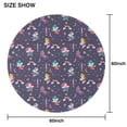 thumbnail image 6 of Fairy Princess Magic Pattern Round Tablecloth 60"x60",Wrinkle Wipeable Table Cloth for Kitchen Dining Room Picnic Patio Party, 6 of 6