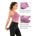 thumbnail image 4 of FANNYC Women Seamless Sports Bra Yoga Bra High Impact Fitness Activewear Racerback Running Crop Tops, 4 of 7