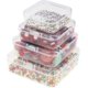 thumbnail image 5 of Mini cajas de almacenamiento vacías cuadradas de 32 piezas hechas de plástico transparente con tapas, 5 of 5