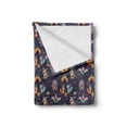 thumbnail image 2 of Adventure Cartoon Soft Flannel Fleece Throw Blanket, Camping Concept of Wild Forest Animals Animals Moose Fox Deer and Bear, Cozy Plush for Indoor and Outdoor Use, 50" x 60", Multicolor, by Ambesonne, 2 of 6