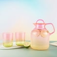 thumbnail image 2 of Locco Decor Acrylic Kitchen Badroom Ourdoor Pitcher and 2 Cups Set, 1.8L/62oz Water Jug, Beverage Container with Lid for Tea, Lemonade, Milk, Ice Drinks, 2 of 6