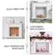thumbnail image 4 of GOOHOCHY 1 rollo de cuerda de sellado para chimenea, junta para puerta de estufa de leña, sello para puerta de estufa de leña, cuerda resistente al fuego, 4 of 8