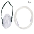 thumbnail image 1 of Protector facial desechable para el hogar, mufla bucal de oxígeno ajustada con tubo (adulto), 1 of 10