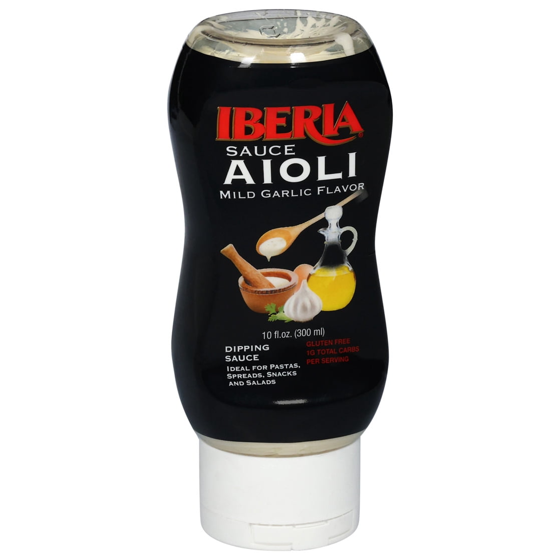 Iberia Aioli Mild Garlic Flavor Dipping Sauce 10 fl oz