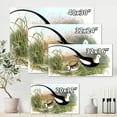 thumbnail image 4 of Designart ' Vintage Countryside Birds In Lake ' Farmhouse Canvas Wall Art Print, 4 of 4