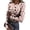 Light Pink, variant on Halloween Shirts for Women Long Sleeve Cute Graphic Ribbed Tops Slim Fit Halloween Underscrubs Hodiday Festival Outfits