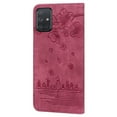 thumbnail image 6 of Allytech for Samsung Galaxy A51 6.5" 2020 Case, PU Leather Flip Wallet Case with Cart Slot Hand Strap and Kickstand Shockproof Protective Case for A51 Ladies Women Girls Men, Red, 6 of 9