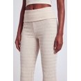 thumbnail image 3 of Women's Striped Rib Knit Fold Over Pants, 3 of 4