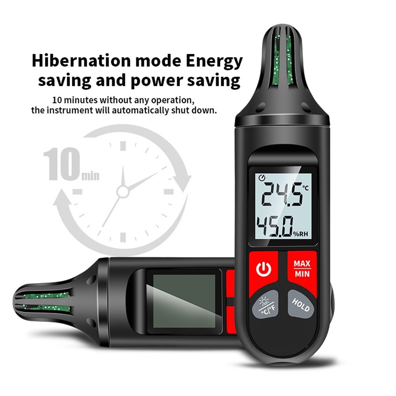 Digital Temperature Humidity Meter Thermometer Measurement Hygrothermograph Handle Type Hygrometer ,Fast Response