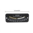 thumbnail image 4 of Slope Angle Meter Protractor Tilt Level Meter Gauge 25-0-25 Clinometer 45-0-45 Glass Tube Inclinometer Outdoor Riding, 4 of 5