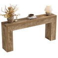 thumbnail image 2 of Fnova 70.9" Farmhouse Console Table, Fluted Wood Extra Long Entryway Table, Narrow Sofa Table for Living Room, Hallway, Staircase, 2 of 15