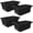 Black, variant on 4-PACK Chafer Wind Guard, Chafing Dish Wind Guard, Chaffing Buffet Decorative Food Warmer, Flame Retardant Fabric Protector for Indoor & Outdoor Events, Party, Buffet, Catering, Camping (Black)
