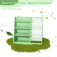 thumbnail image 5 of Hironpal Durable and Versatile Sling Storage Bookshelf for Kids Room - 4 Tier Children's Bookcase with Toy Organiser for Study Living Room, 5 of 8