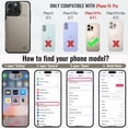 thumbnail image 2 of Funda tipo cartera Vinich para iPhone 16 Pro 6.3 gris, 2 of 9