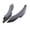 Black-Carbon fiber, variant on 2PCS Car Front Bumper Splitter Spoiler Lip Covers ABS Carbon Fiber Black For BMW LCI E92 E93 2009 2010 2011 2012 2013
