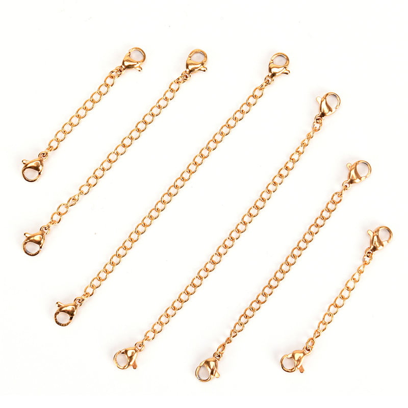 Extension Chains Extender Tail Links Necklace Bracelet Earring Jewelry Making Sl 