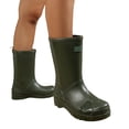 thumbnail image 2 of KEVCHE Womens Mid-Calf Rain Boots with Thick Non-Slip Sole, Waterproof Outdoor Commuting Shoes for Wet Weather, Durable Lightweight Rubber Booties for All-Day Wear, 2 of 7