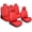 All Red - Full Set, variant on MotorBox Prestige Edition Napa Leather Seat Covers Full Set - Gray Car Seat Covers Front Seats and Back Car Seat Protector, Waterproof and Universal Fit for Most Small to Medium Autos, Trucks & SUVs