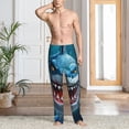 thumbnail image 2 of Rateoe Cartoon Cute Shark Pattern Men’s Ultra-Soft Comfy Pajama Lounge Pants Sleepwear,Comfortable Lounge Wear,lightweight Pajamas, Casual Home Wear-Small, 2 of 6