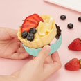 thumbnail image 3 of Tart Pan Removable Bottom Set, 4" Nonstick Mini Pie Pan For Baking, Quiche Bakeware Carbon Steel For Pies, Quiche, Cheese Cakes, Desserts, Included 6, 3 of 5