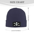 thumbnail image 3 of ZICANCN Knit Beanie Hat-Skeleton Scull Glasses Winter Cap Soft Warm Classic Hats for Men Women Blind Pince-Nez, 3 of 8