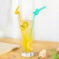 thumbnail image 4 of kladzum 1000PC Colorful Disposable Plastic Straws, Drinking Straws, Plastic Bent DIY Straws Milk Tea Drink Straws, Plastic Drinking Straws for Tumblers and Ice Coffee, 4 of 9