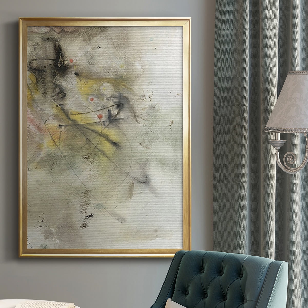 Soft Inspiration II Premium Framed Print, in Gold, Black, or Silver - Ready to Hang