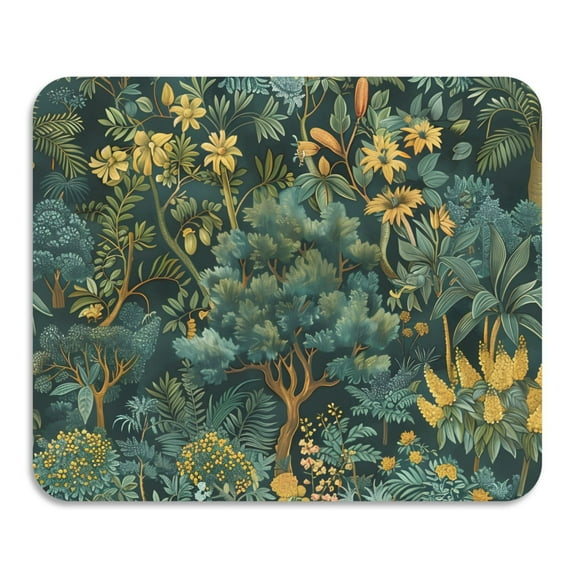 Forest Dish Drying Mat Water Absorbent Non Slip Heat Resistant Dish Drainer Rack Mats for Kitchen