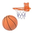 thumbnail image 3 of Baloncesto Silencioso shamjiam con Aro y Pelota Hinchable Naranja, 3 of 8