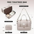 thumbnail image 2 of LOVEVOOK Travel Duffle Bag,Weekender Bags for Women with Shoe Compartment，Carry on Overnight Bag with Toiletry Bag,Gym Duffel Bag with Wet Pocket, Hospital Bags for Labor and Delivery, 2 of 6