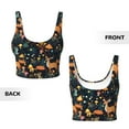 thumbnail image 6 of Uemuo Forest Elf Pattern Women's Sports Bra - High Impact Support, Breathable, and Comfortable Athletic Bra for Running, Yoga, and Workouts, 6 of 9