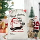 thumbnail image 4 of Adornos navideños, adornos navideños, regalos navideños, bolsa grande navideña Burny, caja de regalo para dulces, paquete de lona, bolsillo de tela, bolsa con cordón, 4 of 6
