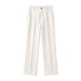 thumbnail image 5 of YSUEJPF Womens 2 Piece Business Casual Outfits Long Sleeve Blazer Straight Leg Pants Set Dressy Work Office Suit, 5 of 7