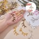 thumbnail image 3 of Kit para hacer aretes con dijes de cuerno de ciervo de 176 piezas, incluye colgantes grandes de aleación y ganchos de hierro para aretes, joyería y manualidades., 3 of 7