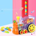 thumbnail image 2 of 80PCS Dominoes Blocks Set Electric Train Game Automatic Car Model Toy Children Learning Building and Stacking Toy Toys, 2 of 6