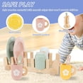 thumbnail image 3 of Juego de Cocina de Madera para Niños, 1 a 6 Años - Juguetes Montessori con Platos y Accesorios de Cocina, 3 of 4