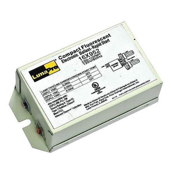 Lumapro CFL Ballast, 2.40 x 4.60