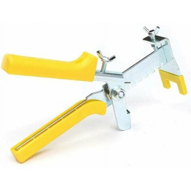 Durable Tile Leveling System, Adjustable Tension For Efficient Tile Laying, Versatile Applications Including Floors And Walls, Secure Positioning With Reusable Wedges (Yellow)
