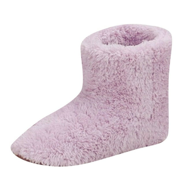 Men Women Winter Plush Elactric Interface Hiding Washable USB Charger Boot Shoes