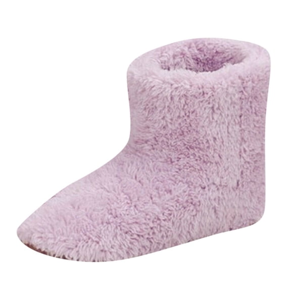 Puntoco Women Winter Boots Clearanc Men Women Winter Plush Elactric Interface Hiding Washable Usb Charger Boot Shoes Pink