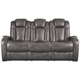 thumbnail image 5 of Signature Design by Ashley Turbulance Power Reclining Sofa in Quarry, 5 of 7