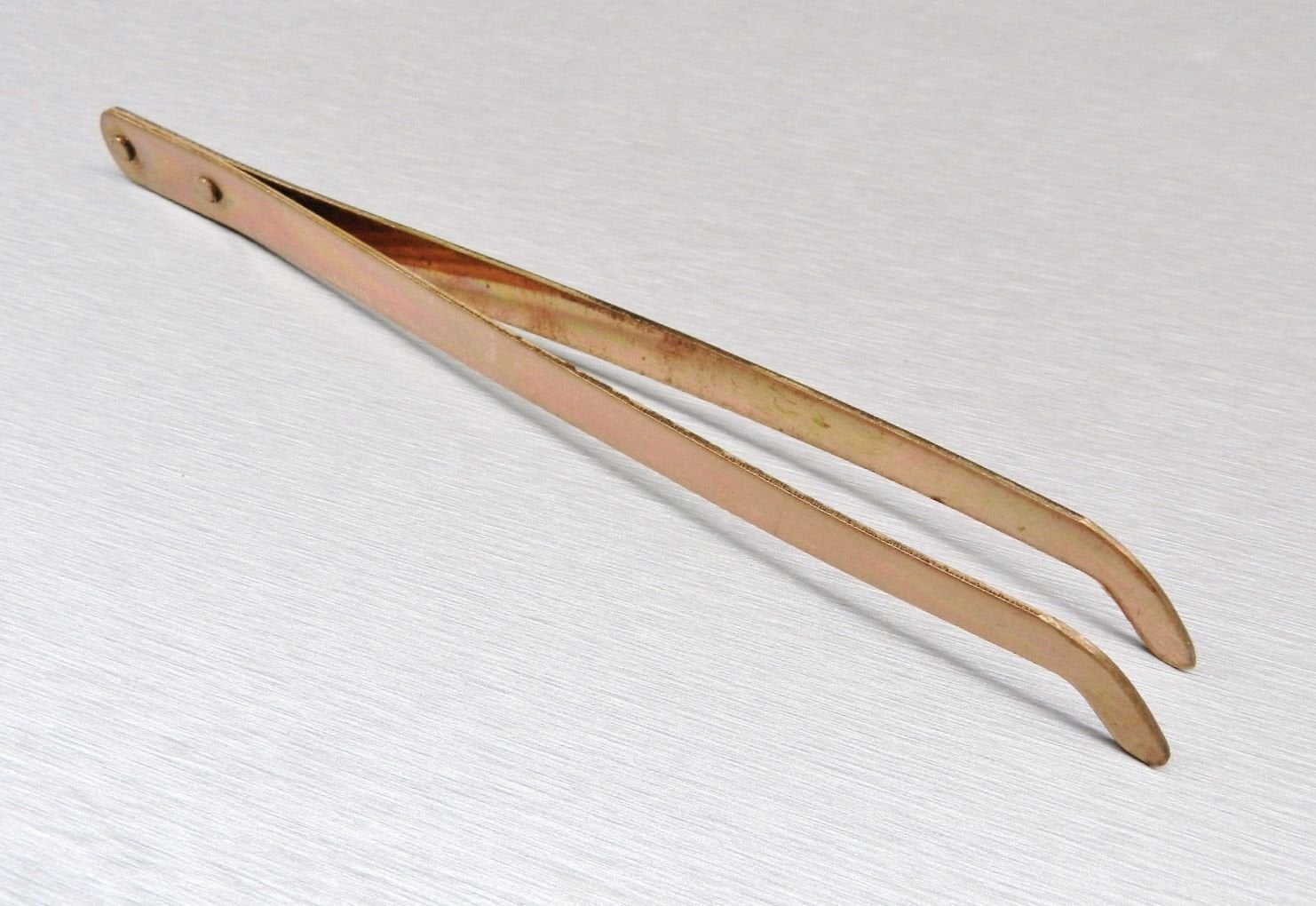 COPPER TONGS CURVED TIP COPPER TWEEZERS for PICKLER JEWELRY PICKLING
