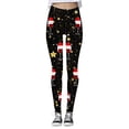 thumbnail image 1 of Gibobby leggings de invierno para mujer Polainas copa de del de nieve de la Navidad de las para la elegancia deportiva (Dorado, XL), 1 of 4