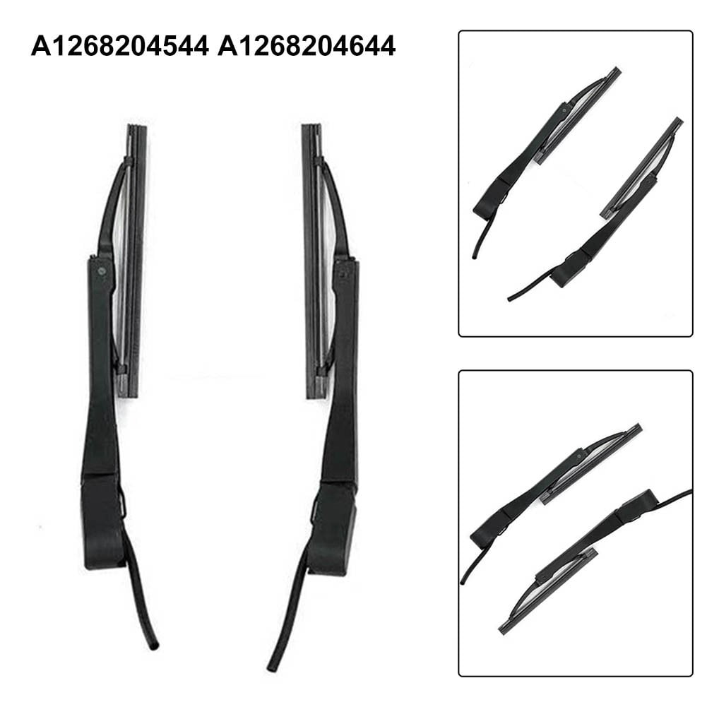 Headlight Wiper RH+LH For Mercedes W126 A1268204544 A1268204644