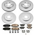 thumbnail image 2 of PowerStop Front and Rear Geomet Coated Brake Rotor and Pad Kit Fits: SCION TOYOTA Select Models CRK7631, 2 of 5