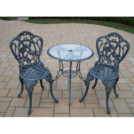 Oakland Living Hummingbird 3 Piece Bistro Set Com Oakland Living Hummingbird 3 Piece Bistro Set