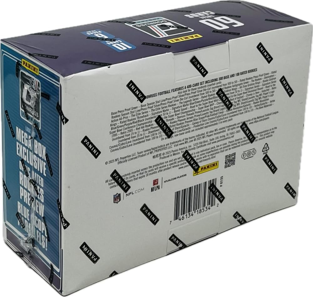 2025 Panini Donruss Football Mega Box (Blue Scope Parallels)